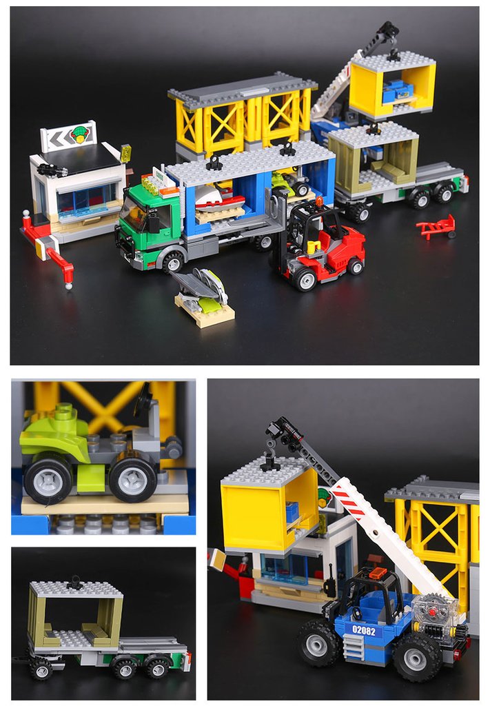 LEPIN.02082 ชุด Cargo Terminal 829 ชิ้น