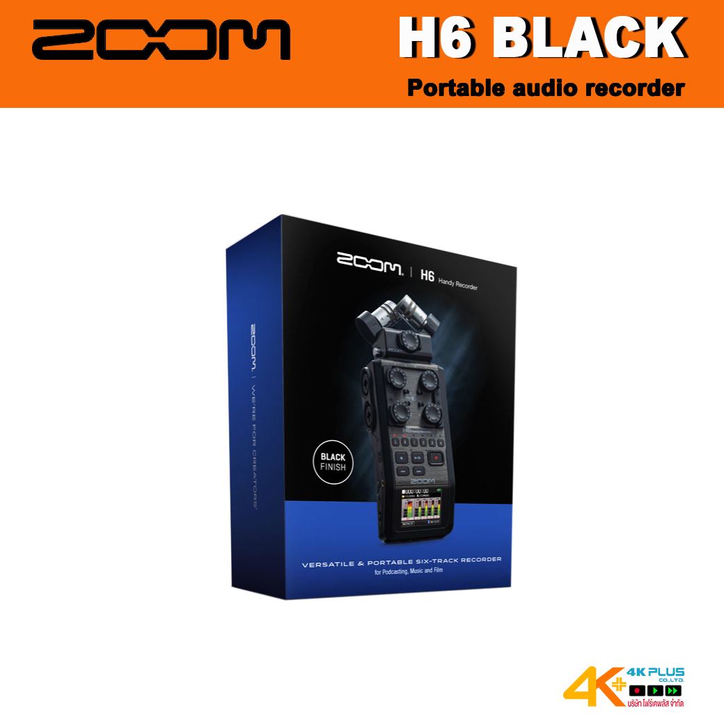 Zoom H6 Black Handy Recorder