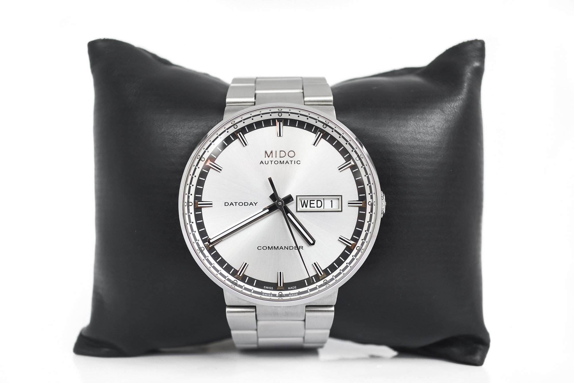 Mido Commander II Automatic Day-Date เรือนเหล็ก