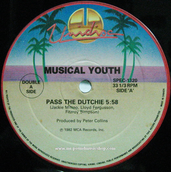 Musical Youth / The Gap Band - Pass The Dutchie / Burn Rubber On Me