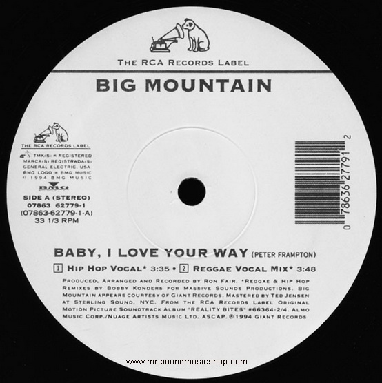 Big Mountain - Baby, I Love Your Way (Ost. Reality Bites)