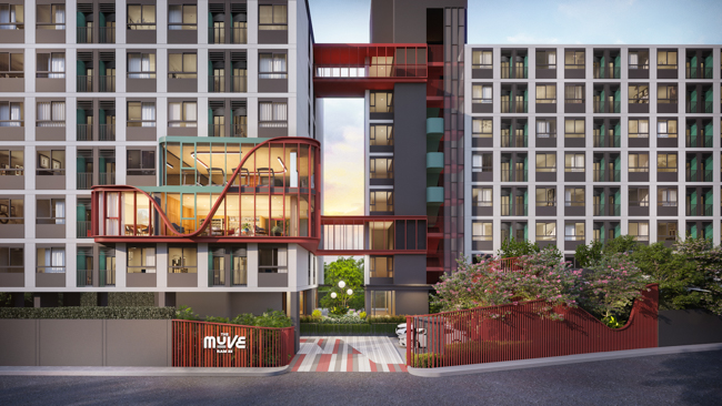 ให้เช่าคอนโด THE MUVE Ram 22 (เดอะ มูฟ ราม 22) ห้องใหม่แต่งครบ พร้อมเข้าอยู่ 1 นอน 1ห้องน้ำ ขนาด 24 ตรม ราคา 9000 บาท