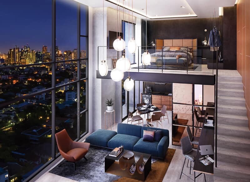 ขายดาวน์ โครงการ คอนโด อาทิ สุขุมวิท 71 ARTI Sukhumvit 71 ใกล้เอกมัยเพียง 1 นาที* - ห้อง Loft 1 ห้องนอน 1 ห้องน้ำ ขนาดพื้นที่ใช้สอยรวม 36 ตรม