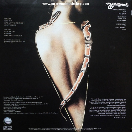 Whitesnake - Slide It In (American Remix Version)