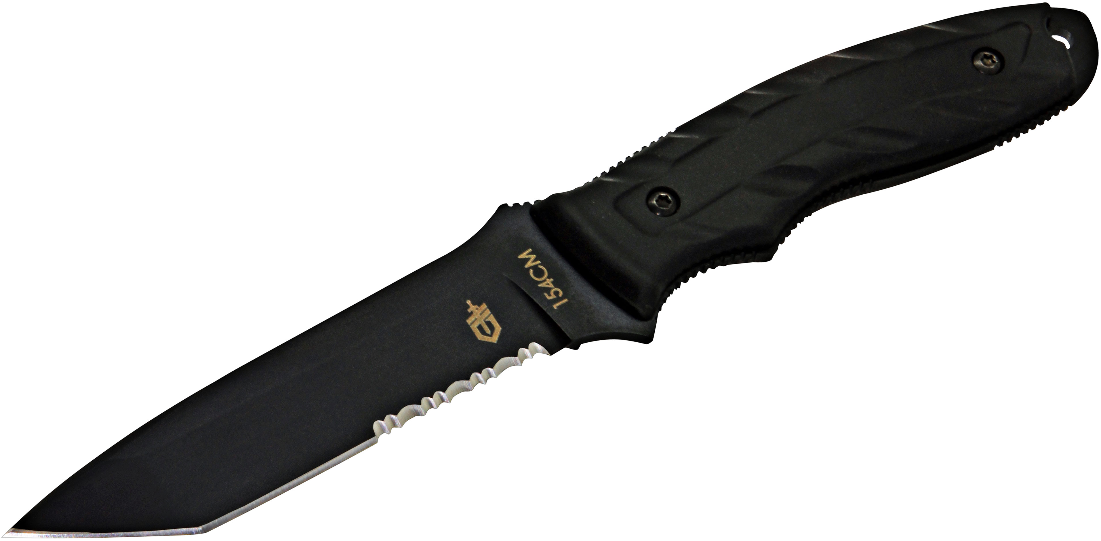 มีดใบตาย Gerber CFB Combat Fixed Blade 4.25" 154CM Black Tanto Blade, Plastic Sheath - 30-000598