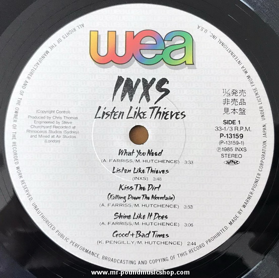 INXS - Listen Like Thieves