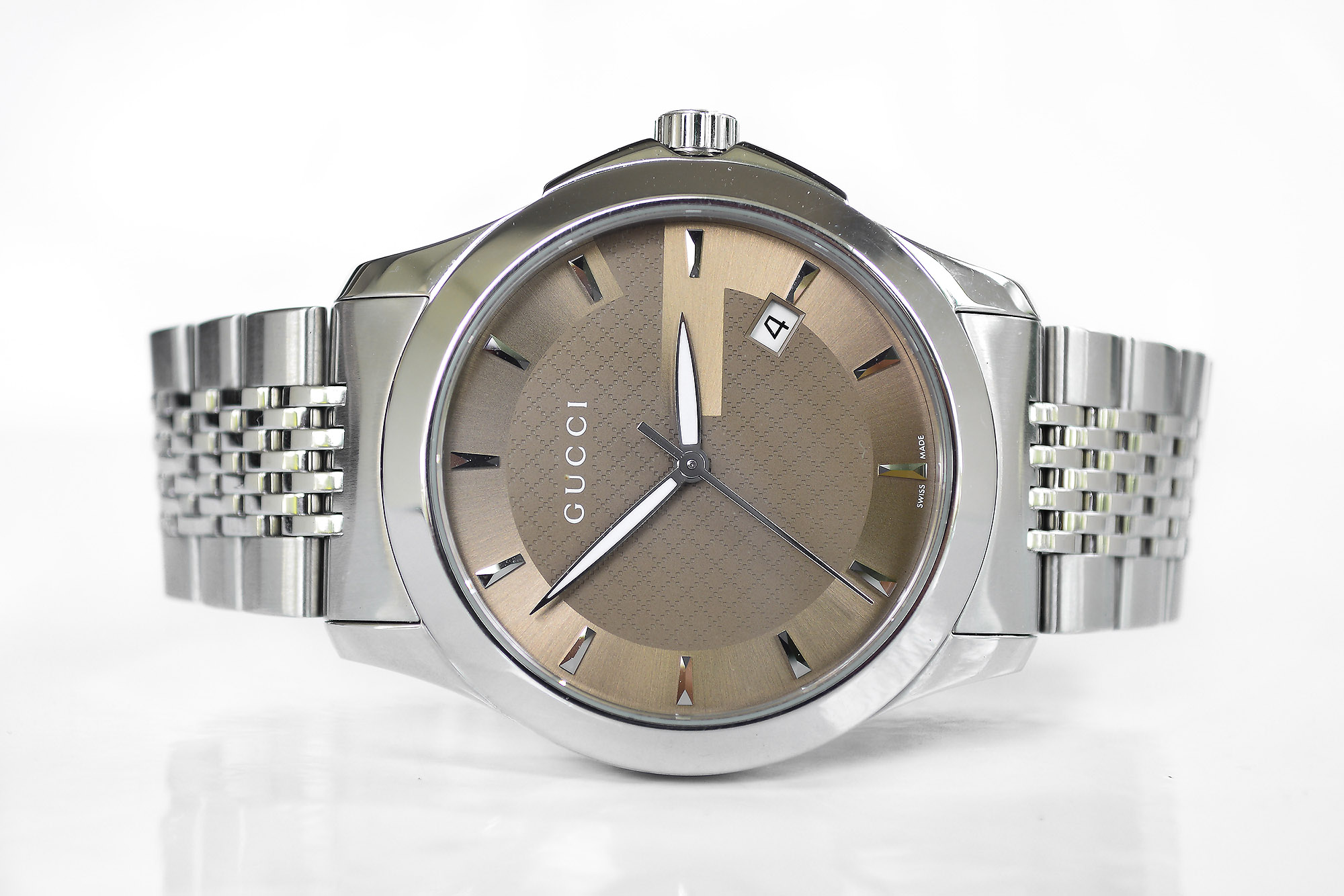 Gucci Quartz หน้าเทา (Sold)
