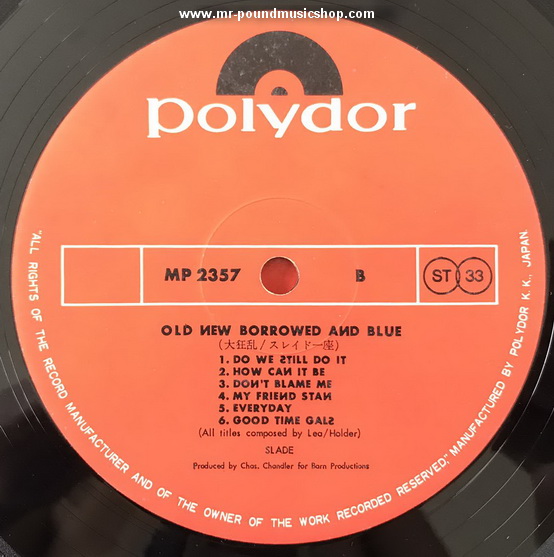 Slade - Old New Borrowed And Blue