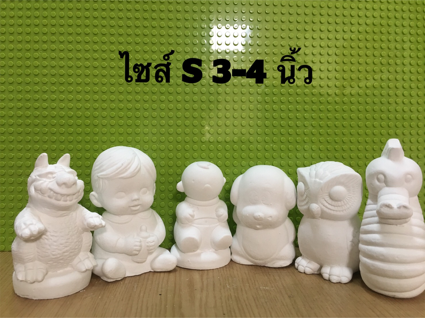 ตุ๊กตาปูนตัวตันไซส์ S 3-4 นิ้ว (ขั้นต่ำ 100 ตัว ค่าส่งเคอรี่ 155 บาท)
