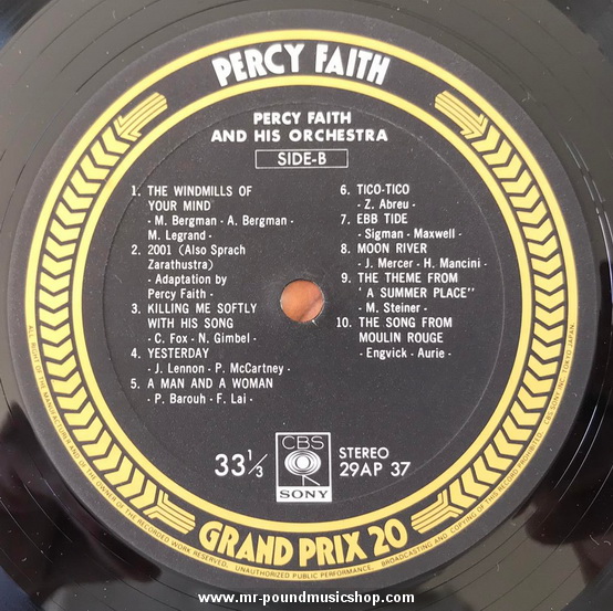 Percy Faith And His Orchestra - Grand Prix 20