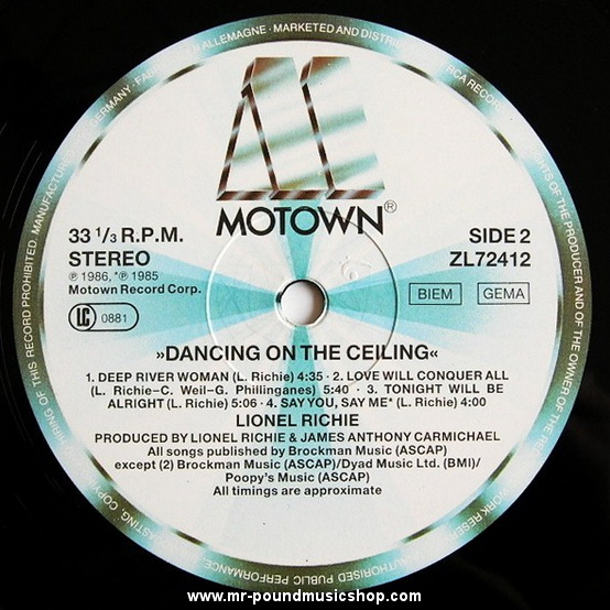 Lionel Richie - Dancing On The Ceiling