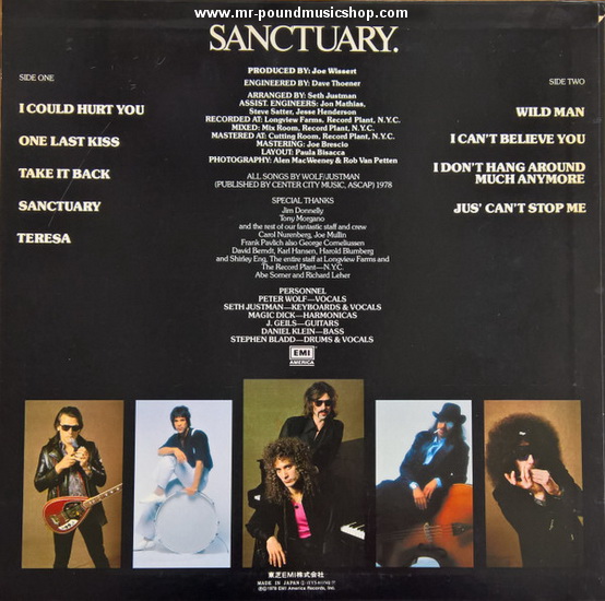 The J. Geils Band - Sanctuary.