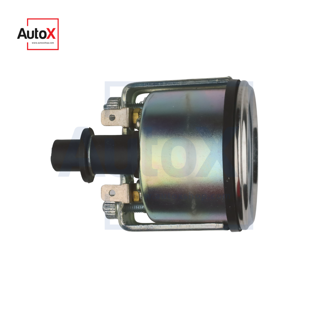 เกจวัดโวลต์ โวลต์มิเตอร์ 24V หน้าปัดสีขาว ยี่ห้อVeethree