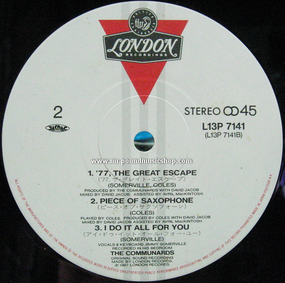 The Communards - Never Can Say Goodbye