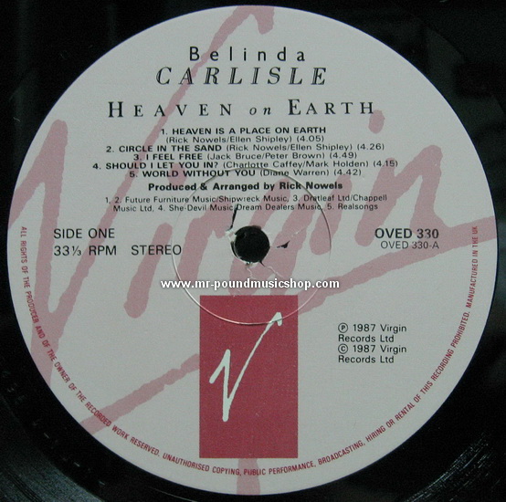 Belinda Carlisle - Heaven on Earth