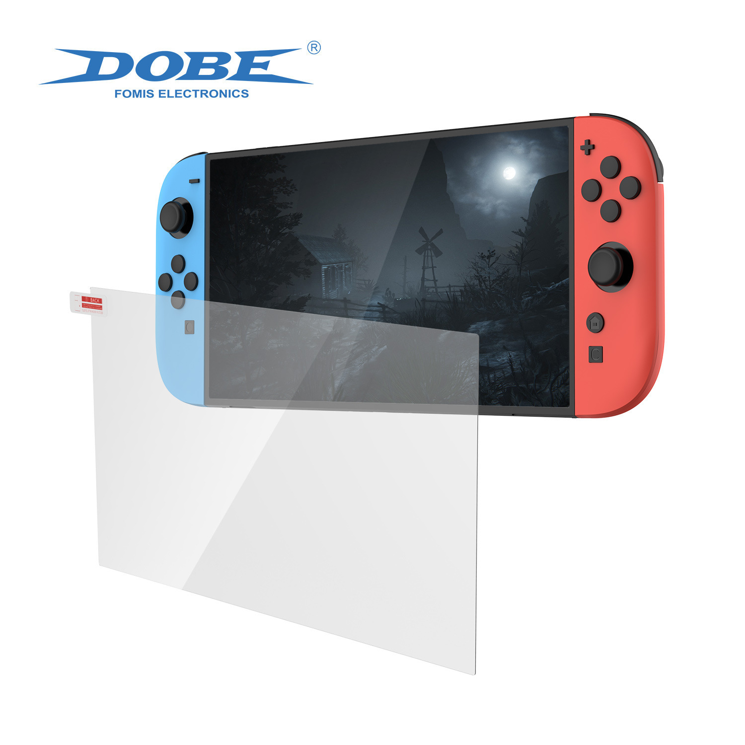 DOBE ฟิล์มกระจกพร้อมกรอบติดตั้ง for Nintendo Switch 2 (2025) (Pack 2) TNS-3166