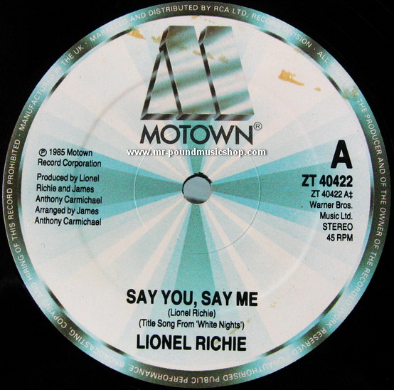 Lionel Richie - Say You, Say Me (From White Night)