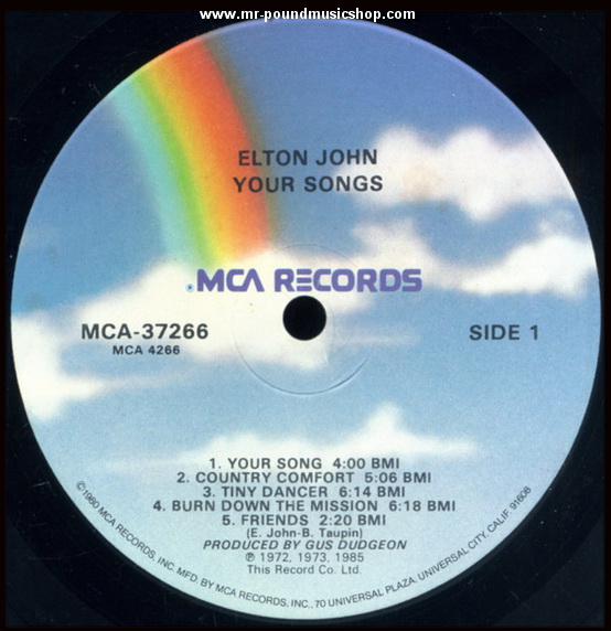 Elton John - Your Songs