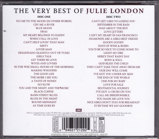 Julie London - The Very Best Of Julie London