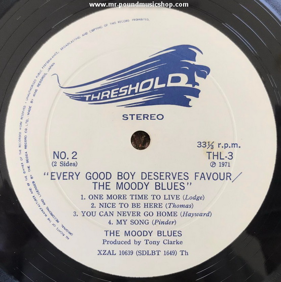 The Moody Blues - Every Good Boy Deserves Favour