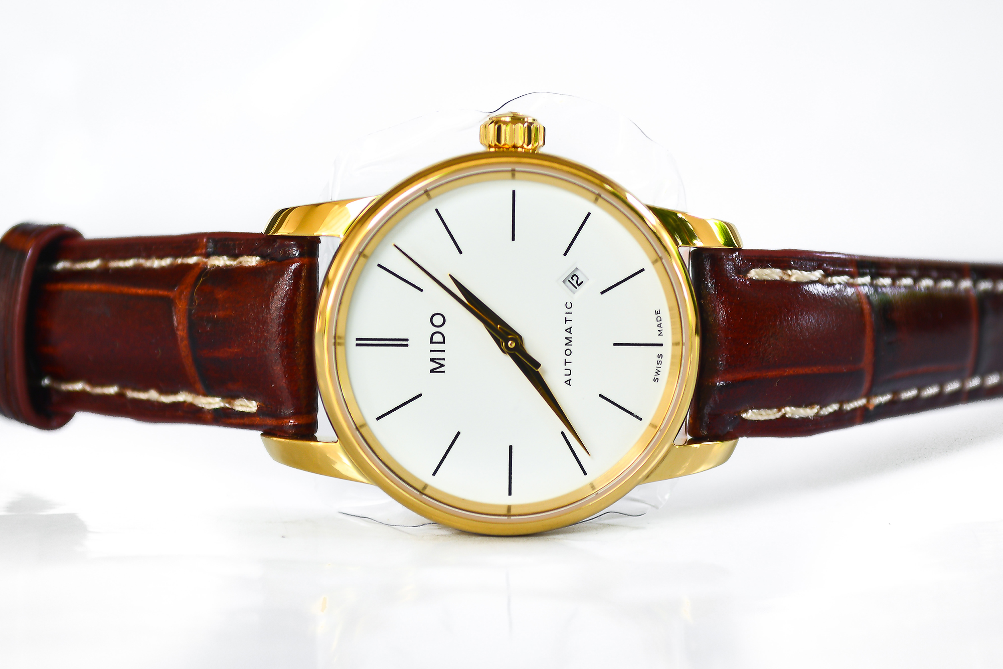 NEW:Mido Baroncelli II M7600.3.76.8 lady