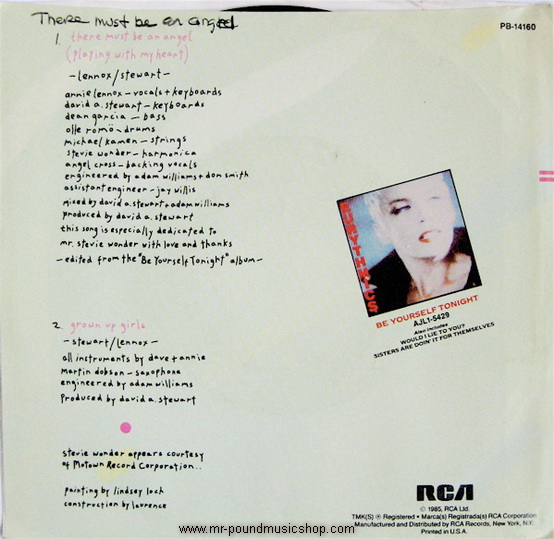 Eurythmics - There Must Be An Angel (Playing With My Heart)