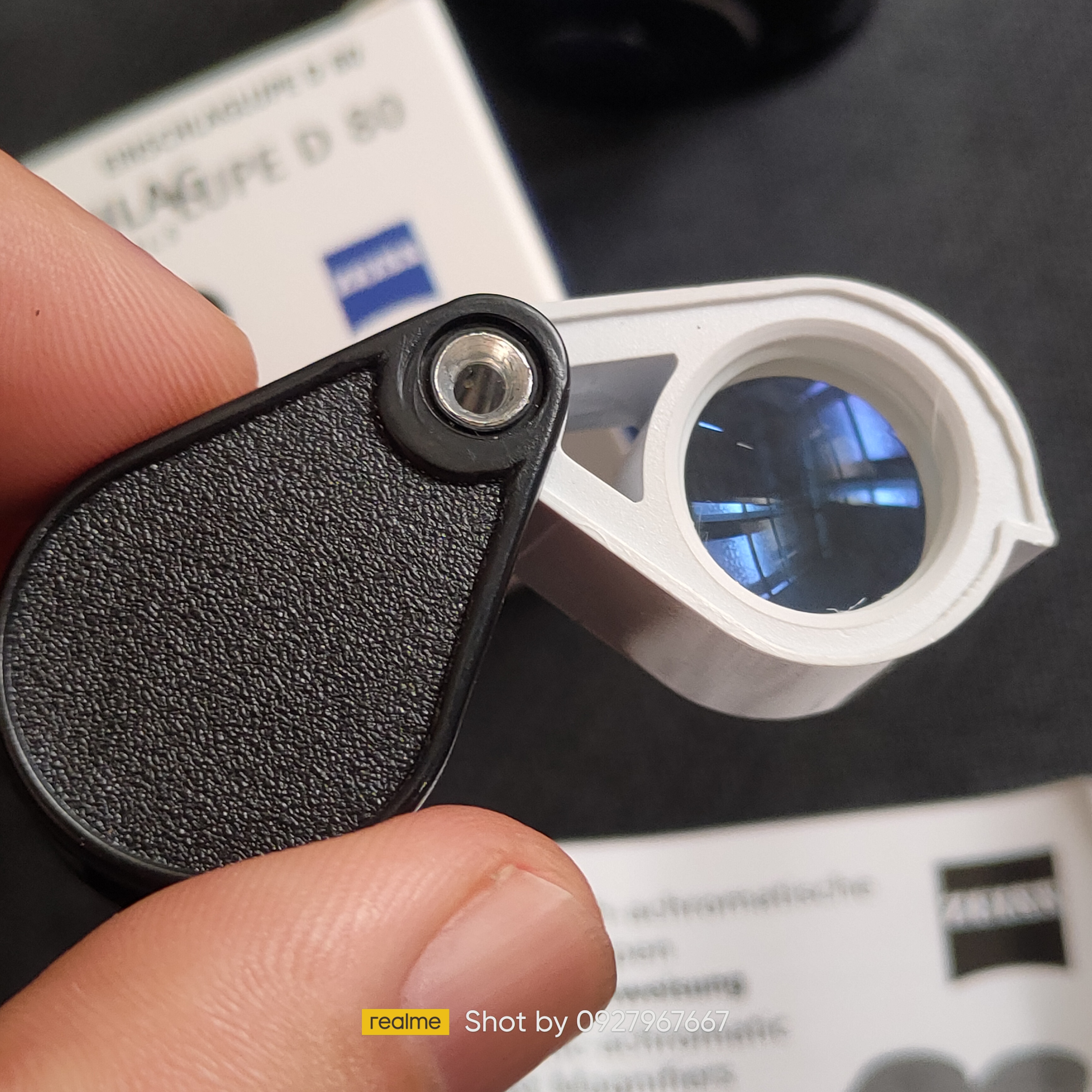 กล้องส่องพระ Zeiss D80 กำลังขยาย10X บอดี้ดำ-ขาว