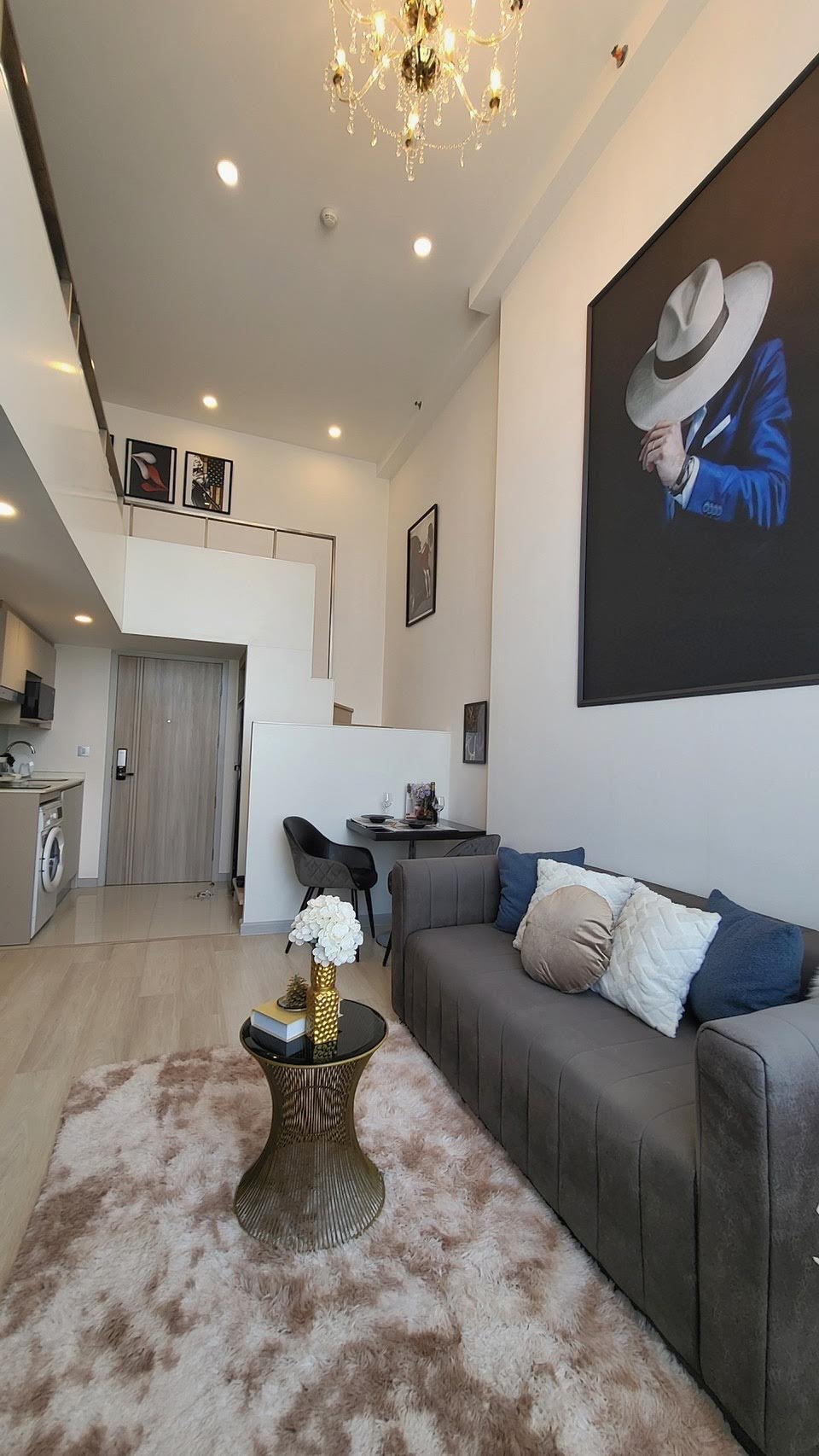 ให้เช่าคอนโด ไนท์บริดจ์ไพร์มสาทร (knightsbridge prime sathorn) ชั้น 33 ห้อง 3309 44 ตรม. ห้อง Duplex 1 ห้องนอน