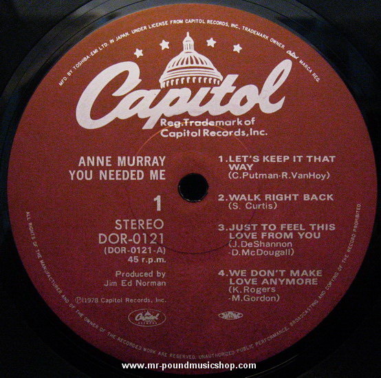 Anne Murray - Let's Keep It That Way