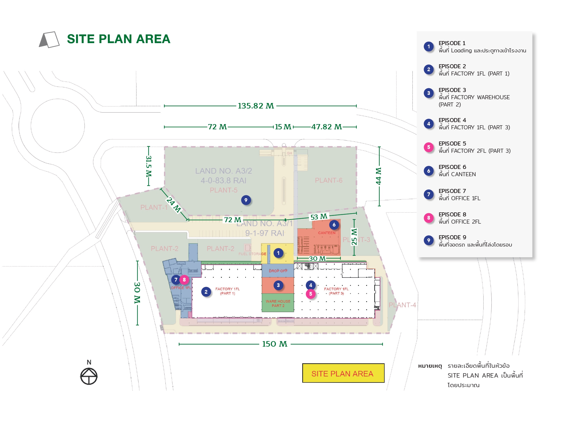 ขายที่ดินพร้อมโรงงาน 250 ล้าน นิคมอุตสาหกรรมการพิมพ์สินสาคร สมุทรสาคร 14 ไร่ 96.4 ตารางวา