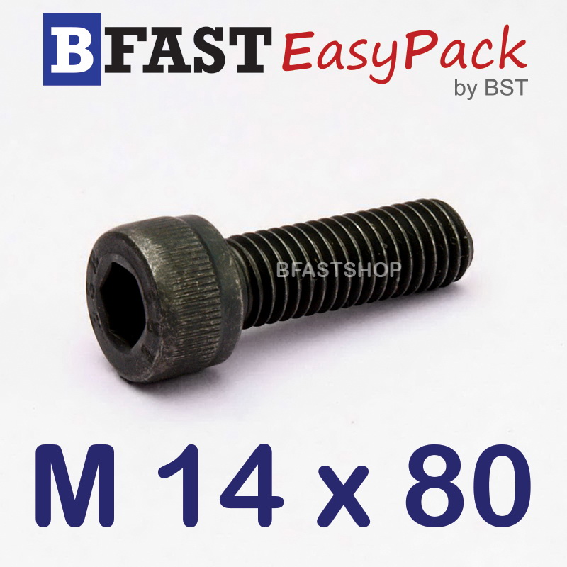 สกรูหัวจมดำ M 14 x 80 *เกลียวครึ่ง*