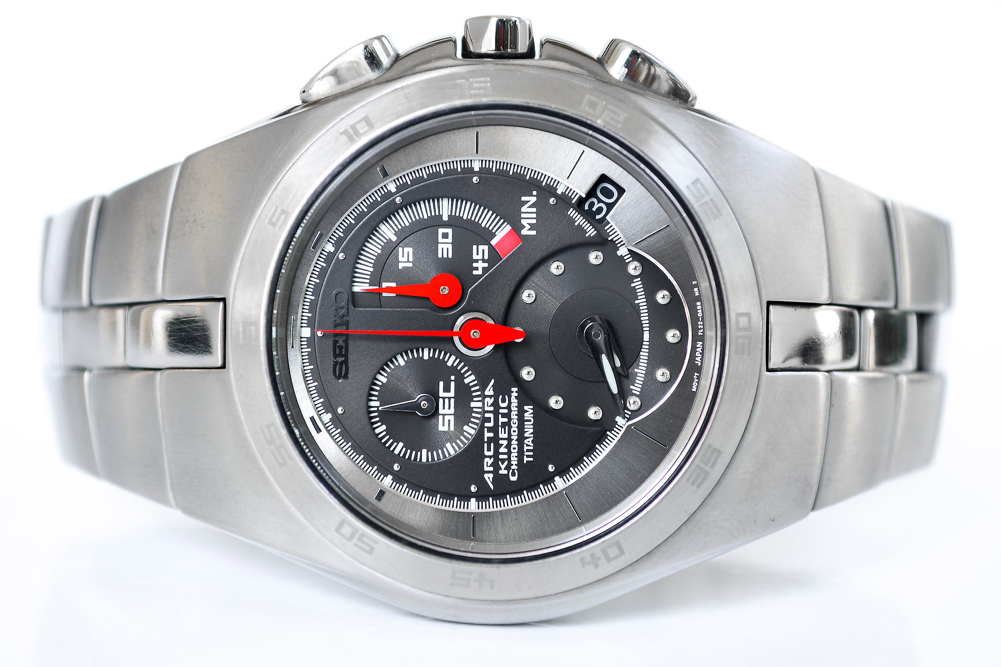 Seiko Arctura Kinetic Chronograph Titanium (Sold)