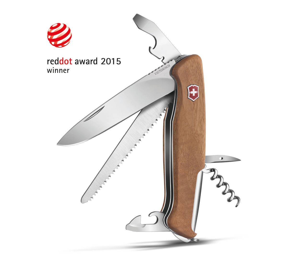 มีดพับอเนกประสงค์ Victorinox Ranger 55 Wood (0.9561.63)