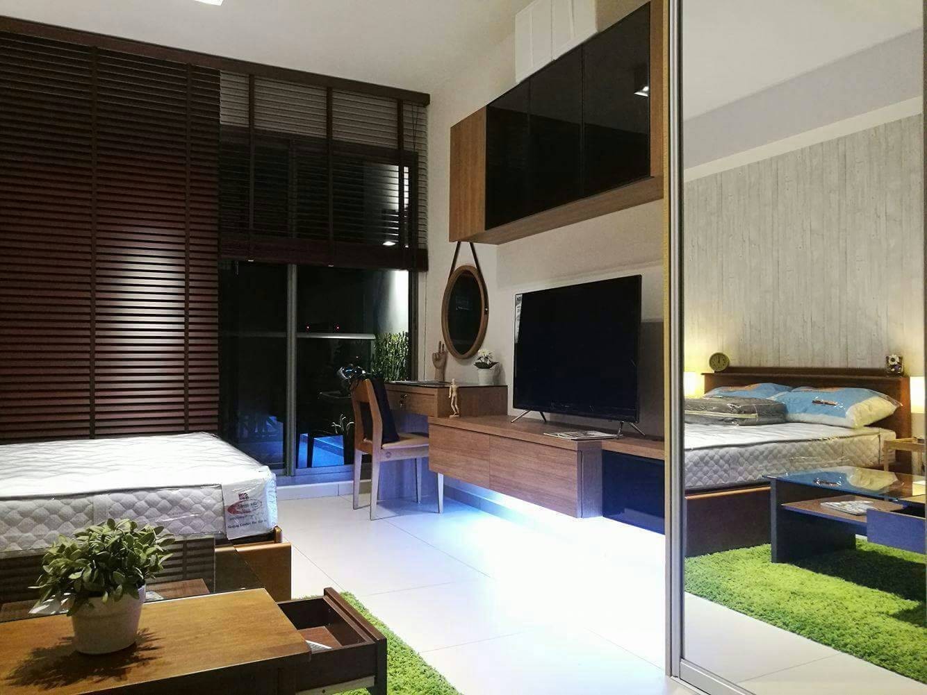 รหัสทรัพย์ 23650ให้เช่าคอนโด เดอะ ลอฟท์ เอกมัย THE LOFTS EKKAMAI ห้องสตูดิโอ พื้นที่ 28.11 ตรม