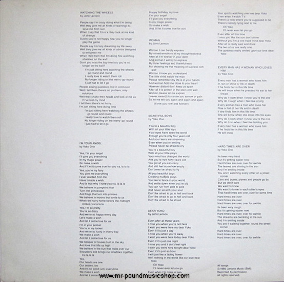 John Lennon & Yoko Ono - Double Fantasy