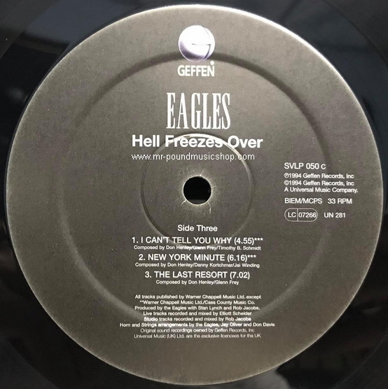 Eagles - Hell Freezes Over