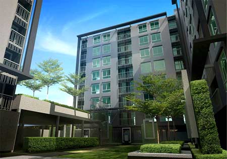 ขายคอนโด The Seed Ratchada-Huai Khwang 1 ห้องนอน พื้นที่ 29 ตร.ม. ชั้น 6 ตึก B วิว ถนนพระรามเก้า