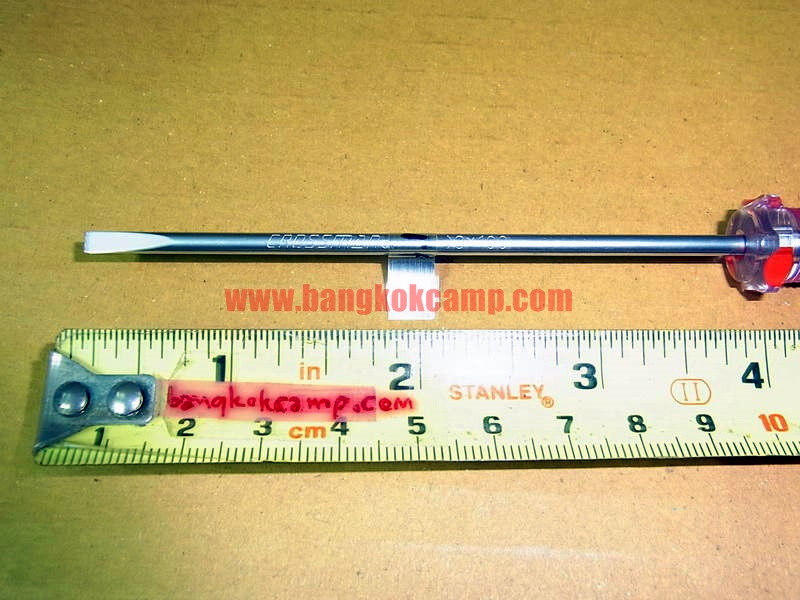 ไขควง ปากแบน Crossman ขนาด4นิ้ว (3.2x100mm.)