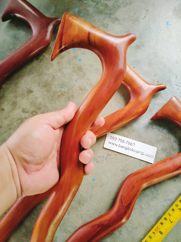 ไม้เท้า ไม้มะค่า ไม้ประดู่(ชุด9)