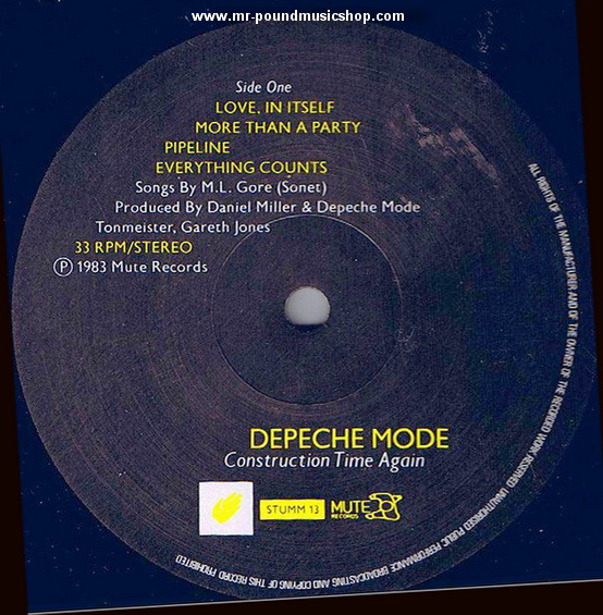 Depeche Mode - Construction Time Again