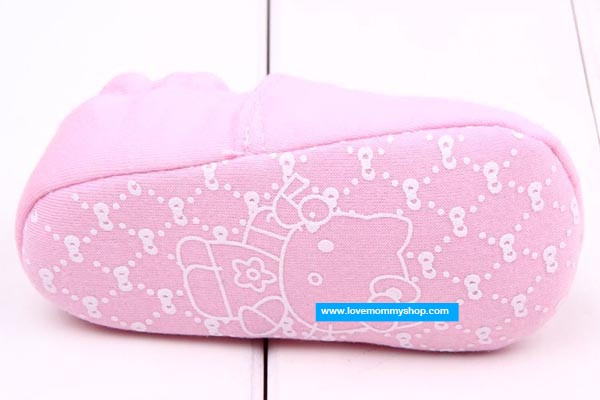 รองเท้าเด็กวัยหัดเดิน สีชมพู-S0031