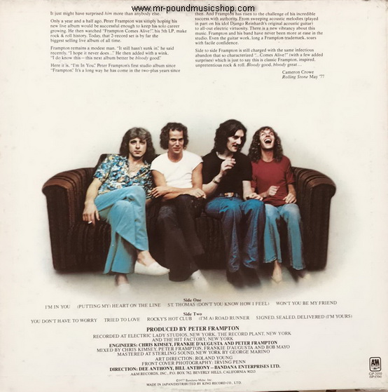 Peter Frampton - I'm In You