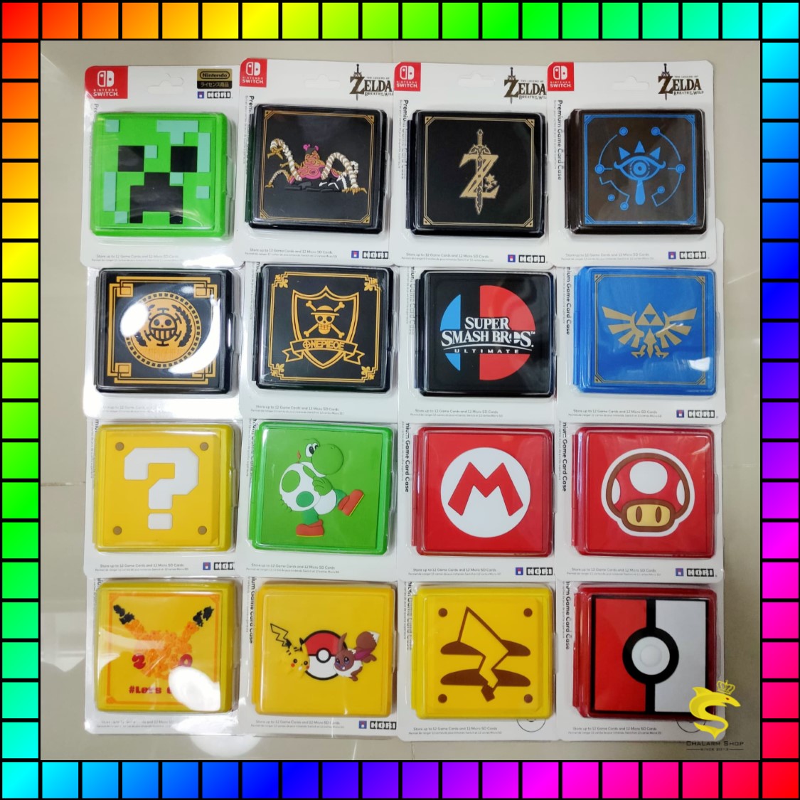 กล่องใส่ตลับเกม Nintendo Switch แบบ 12-24 แผ่น