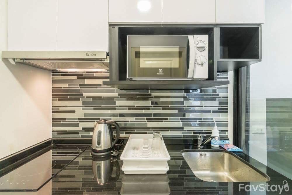 ให้เช่าคอนโด Bangkok Feliz Sathorn - Taksin (แบงค์คอก เฟลิซ สาทร พื้นที่ 30 ตารางเมตร, ห้องนอน 1 ห้อง, ห้องน้ำ 1 ห้อง, ชั้นที่ 7 ทิศตะวันตก