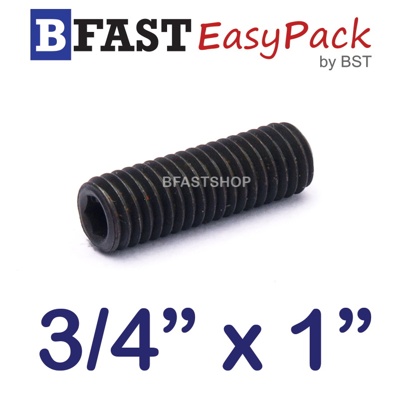 สกรูตัวหนอนดำ 3/4" x 1"