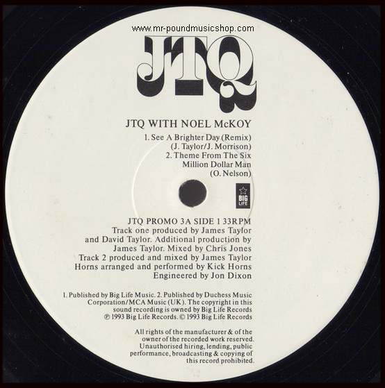 JTQ With Vocalist Noel McKoy - See A Brighter Day
