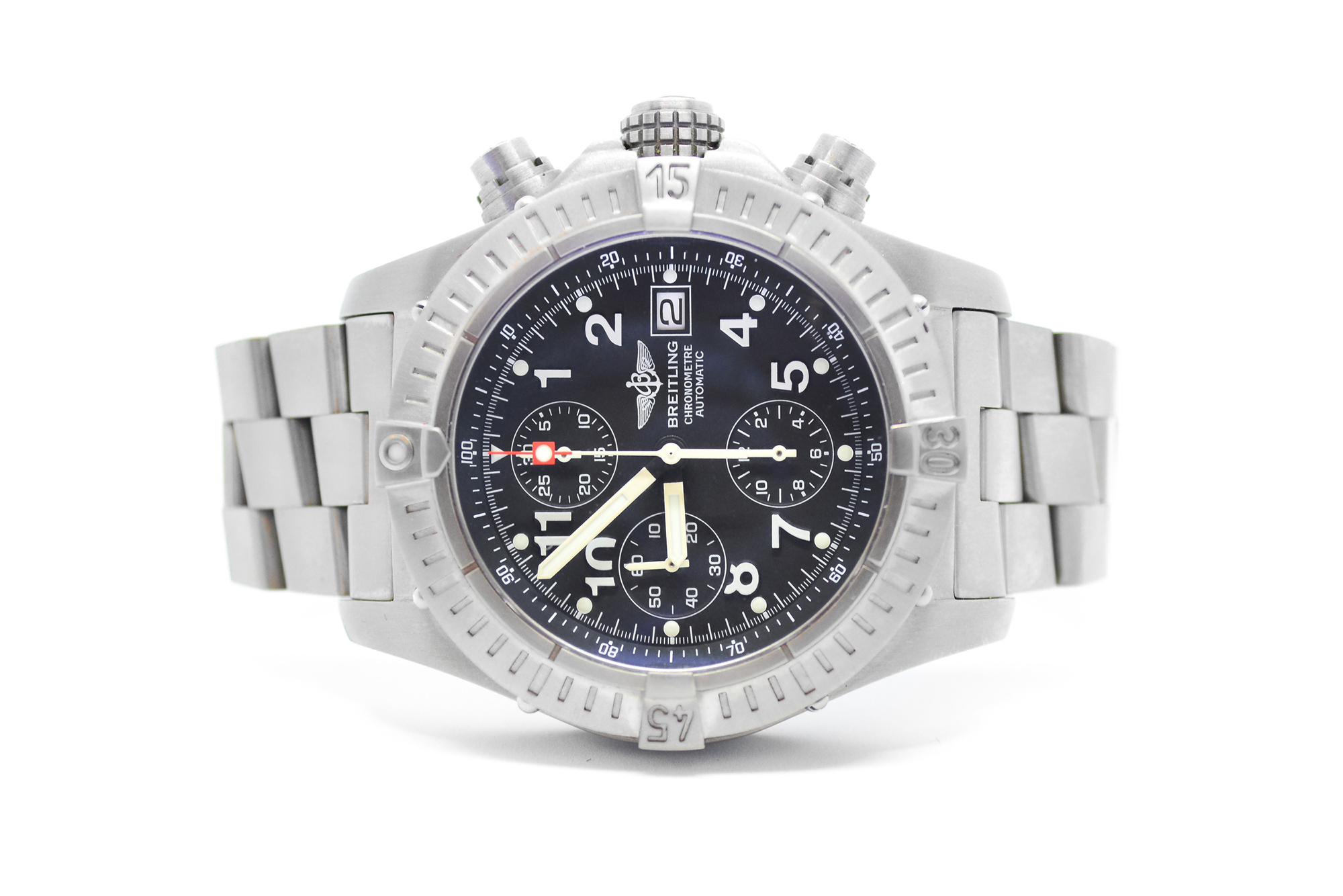 Breitling Automatic Chronometre titanium กล่องใบครบ (Sold)