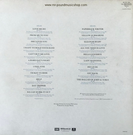 The Beatles - 20 Greatest Hits