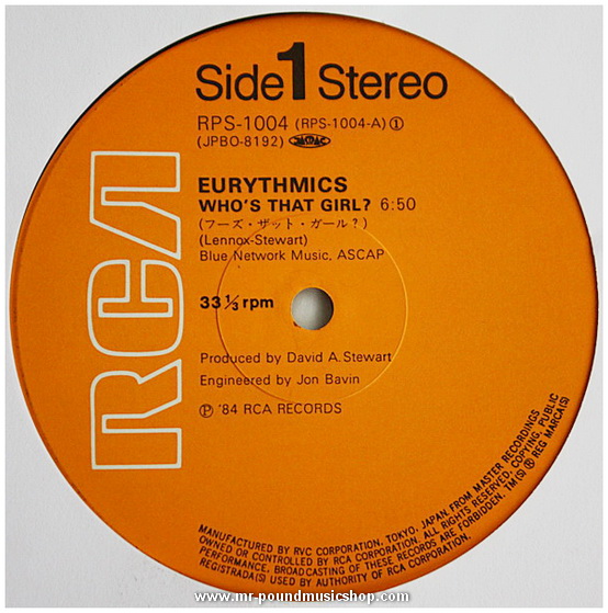 Eurythmics - Who's That Girl? / Sweet Dreams (Are Made of This)