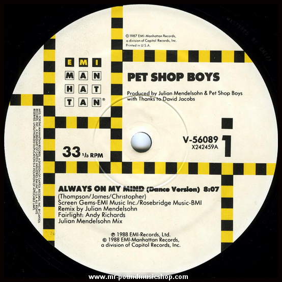Pet Shop Boys - Always On My Mind